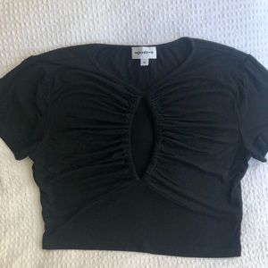 superdown (REVOLVE) Black Crop Top